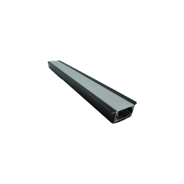 117068-01-Aluminum Profile Black Recessed Wall & Ceiling Length 3m Size 5020 NEWPOWER