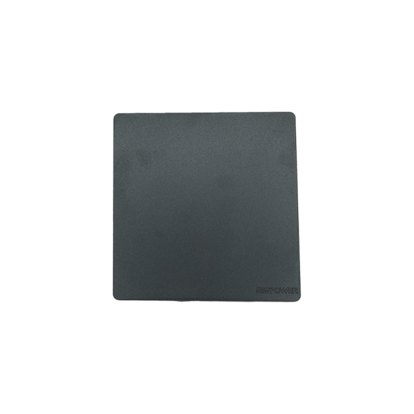 1001-01 Black 1 Gang 1 way switch wide 16A 7*7 NEWPOWER Forte