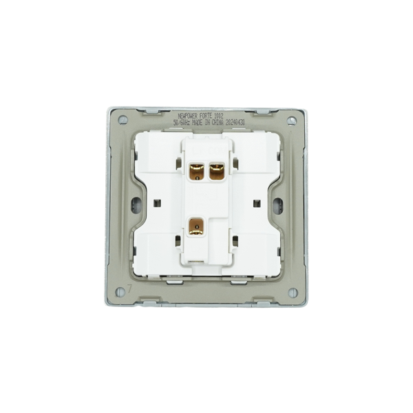 1002-02 grey 1 gang 2 way switch 16 A NEWPOWER Forte