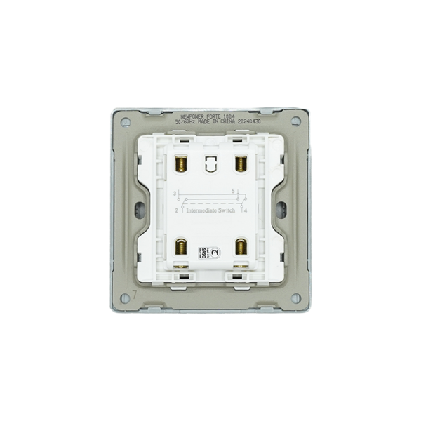 1004-02 black 1 gang 4 way switch 16 A NEWPOWER Forte
