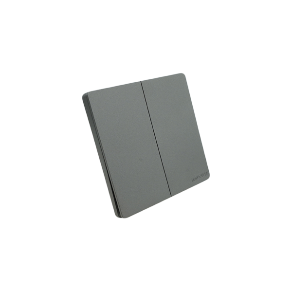 1202 -03 grey 2 gang 1 way switch 16 A NEWPOWER Forte