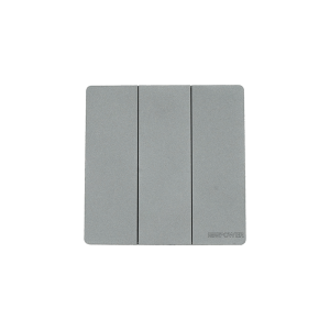 1301-01 grey 3 gang 1 way switch 16 A NEWPOWER Forte 