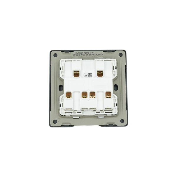 1401-02 black 4 gang 1 way switch 16 A NEWPOWER Forte