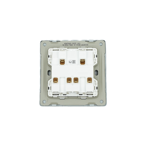 1401-02 grey 4 gang 1 way switch 16 A NEWPOWER Forte