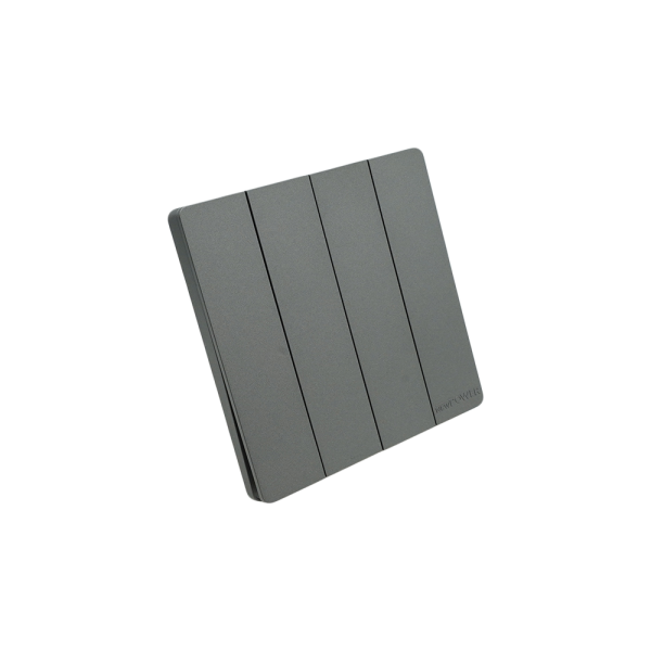 1401-03 grey 4 gang 1 way switch 16 A NEWPOWER Forte