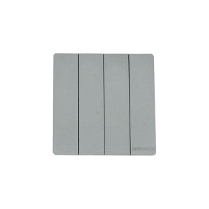 1402 -01 grey 4 gang 1 way switch 16 A NEWPOWER Forte 
