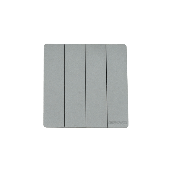 1402 -01 grey 4 gang 1 way switch 16 A NEWPOWER Forte