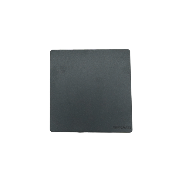1504 -01  Black  Blank plate 7*7 NEWPOWER Forte