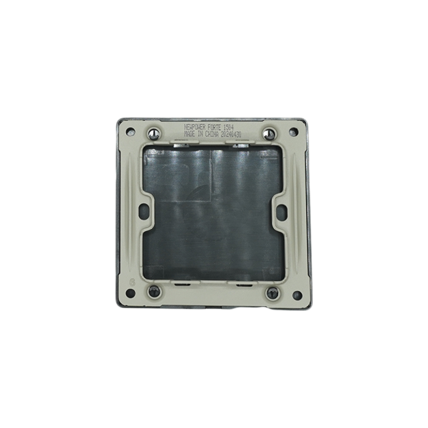 1504 -02  Black  Blank plate 7*7 NEWPOWER Forte