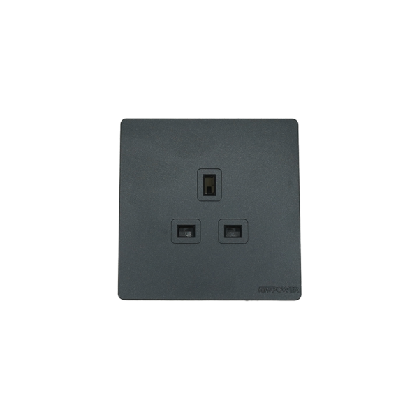 2001-01  13A 3pin socket 7*7 Black color NEWPOWER Forte