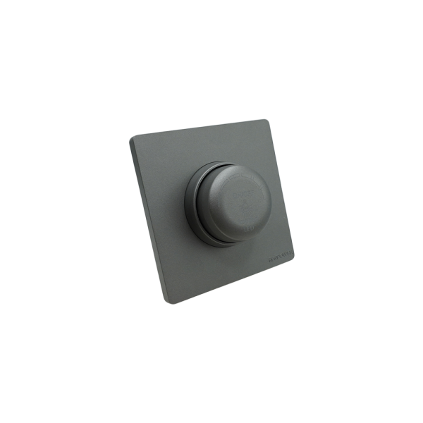 3004 -03  grey dimmer switch 300w / 220v (Push on/off ) 7*7 NEWPOWER Forte