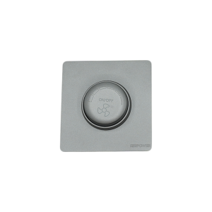 3006-01 grey fan dimmer(push button type) 7*7 NEWPOWER Forte