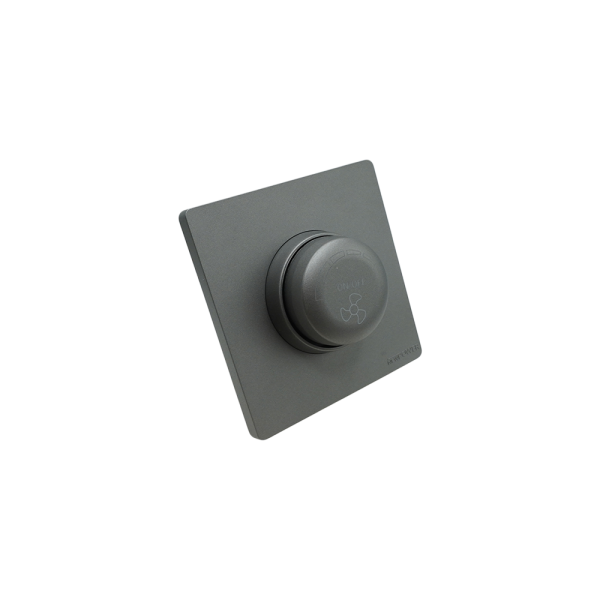 3006-03 grey fan dimmer(push button type) 7*7 NEWPOWER Forte