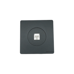 4001-01  Black  1 Gang data outlet (CAT6) 7*7 NEWPOWER Forte