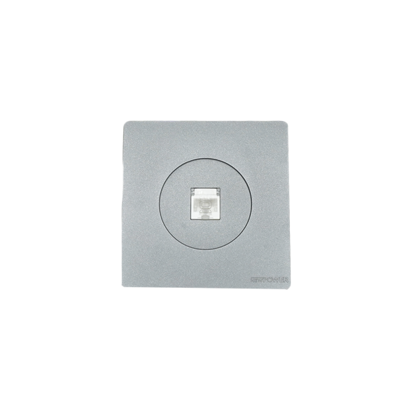4001-01  grey  1 Gang data outlet (CAT6) 7*7 NEWPOWER Forte