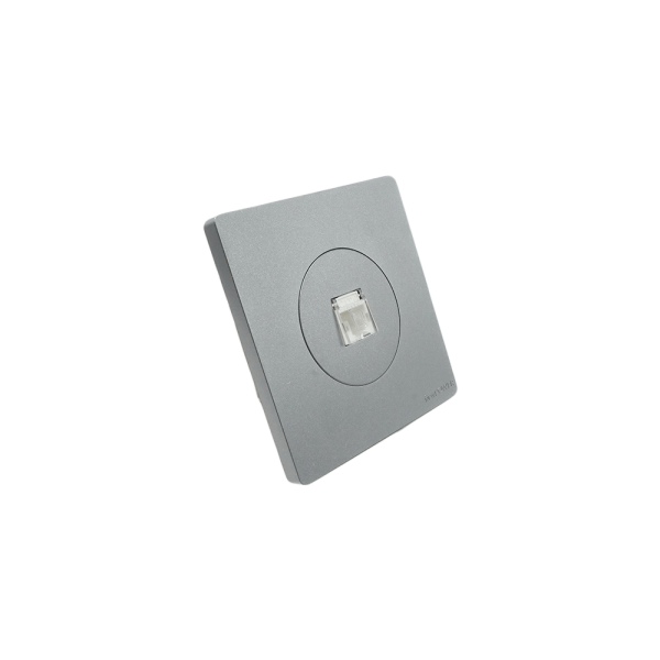 4001-03  grey  1 Gang data outlet (CAT6) 7*7 NEWPOWER Forte
