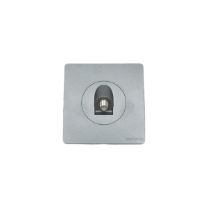 4002 -01 grey 1 Gang Satellite socket 7*7 NEWPOWER Forte