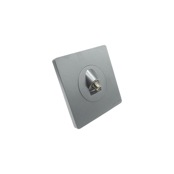 4002 -03 grey 1 Gang Satellite socket 7*7 NEWPOWER Forte