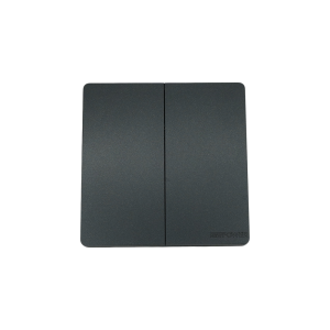 BLKS1202-01 grey 2 gang 1 way switch 16 A NEWPOWER Forte Flex