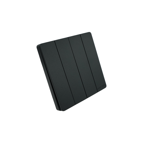 BLKS1401-03 grey 4 gang 1 way switch 16 A NEWPOWER Flex