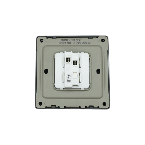 BLKS1501-02  grey door bell switch NEWPOWER Flex