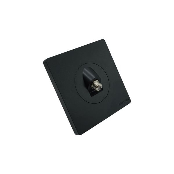 BLKS4002-03 Black 1 Gang Satellite socket 7*7 NEWPOWER Flex