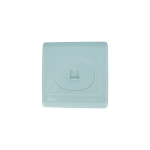 NP-107 -01  white 1 Gang data outlet (CAT6) 7*7 NEWPOWER