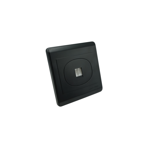 NP-107-03  Black  1 Gang data outlet (CAT6) 7*7 NEWPOWER