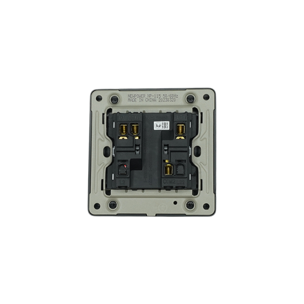 NP-115-02  black shutter switch 7*7 NEWPOWER