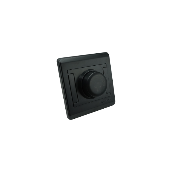 NP-139-03  black dimmer switch 200w / 220v (Push on/off ) 7*7 NEWPOWER