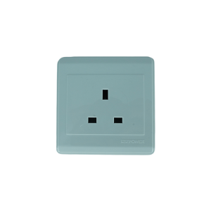 NP-301-01  13A 3pin socket 7*7 white color NEWPOWER