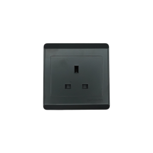 NP-301 -01  13A 3pin socket 7*7 Black color NEWPOWER