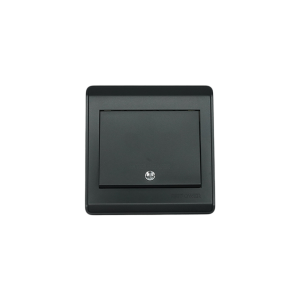 NP-305L-01  Black 20A water heater switch wide with LED 7*7 NEWPOWER