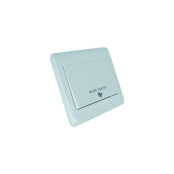 NP-305L-03  white 20A water heater switch wide with LED 7*7 NEWPOWER