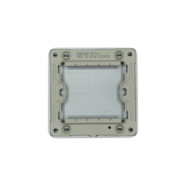 NP-311-02  grey  Blank plate 7*7 NEWPOWER