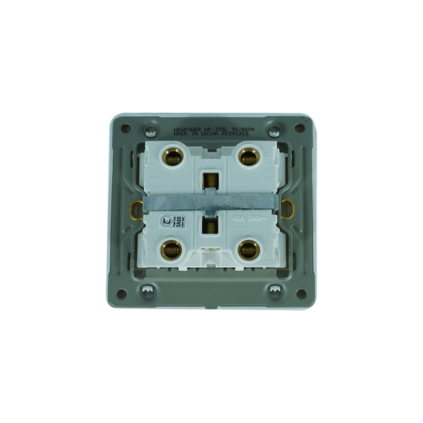 NP-345L -02 white 45A  A/C switch  wide with LED  7*7 NEWPOWER