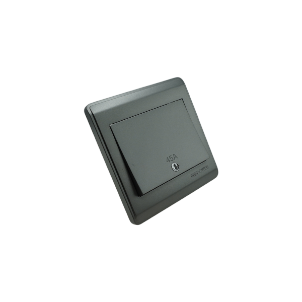 NP-345L -03 grey  45A  A/C switch  wide with LED  7*7 NEWPOWER