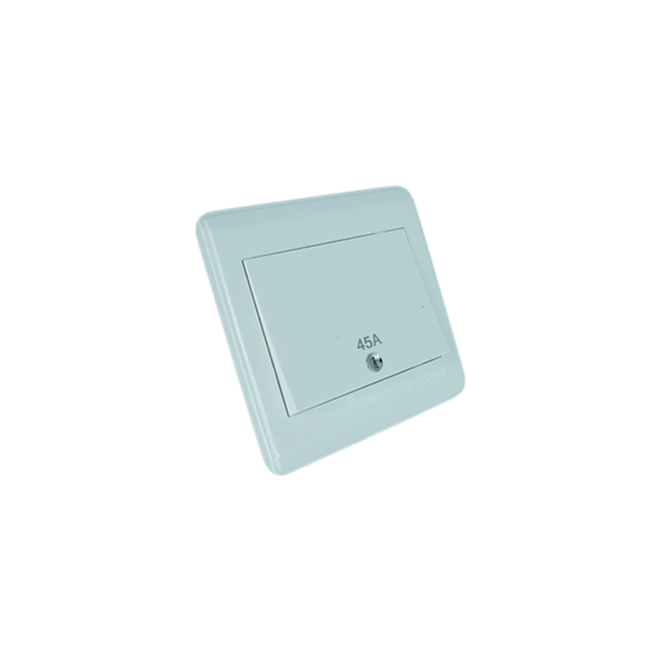 NP-345L -03 white 45A  A/C switch  wide with LED  7*7 NEWPOWER