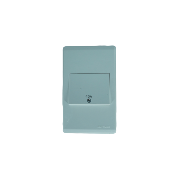 NP-345LB-01 white 45A  A/C switch  wide with LED  7*14 NEWPOWER