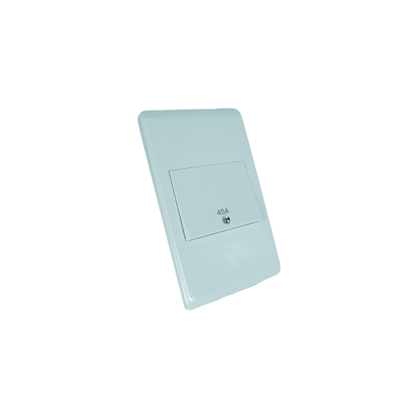NP-345LB-03 white 45A  A/C switch  wide with LED  7*14 NEWPOWER
