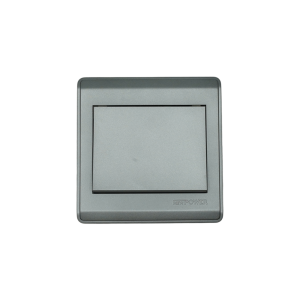 NP-801H1-01 grey 1 Gang 1 way switch wide 16A 7*7 NEWPOWER