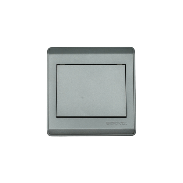 NP-801H1-01 grey 1 Gang 1 way switch wide 16A 7*7 NEWPOWER