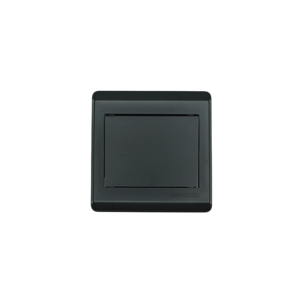 NP-801H1 -01 Black 1 Gang 1 way switch wide 16A 7*7 NEWPOWER