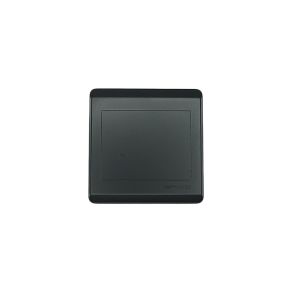NP311 -01  Black  Blank plate 7*7 NEWPOWER