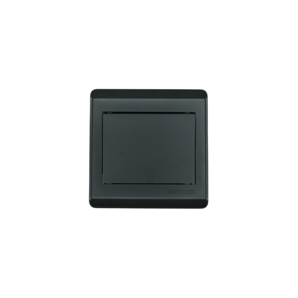 NP801H2-01 Black 1 Gang 2 way switch wide 16A 7*8 NEWPOWER