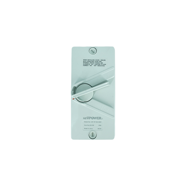 201190 -01 External power switch 3-phase 35A NEWPOWER