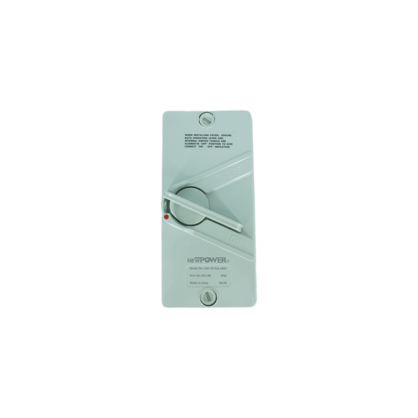 201198-01 External power switch 3-phase 45A NEWPOWER