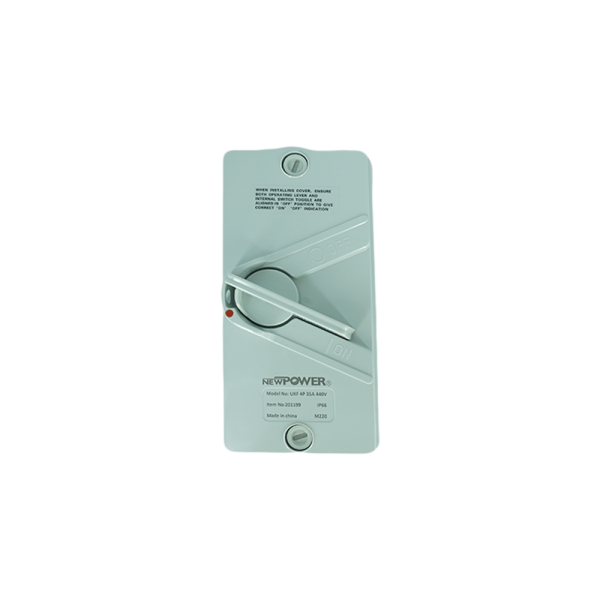 201199-01 External power switch 4-phase 35A 400V NEWPOWER