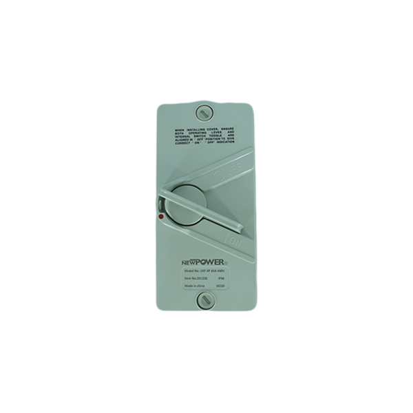 201200 -01 External power switch 4-phase 45A 400V NEWPOWER