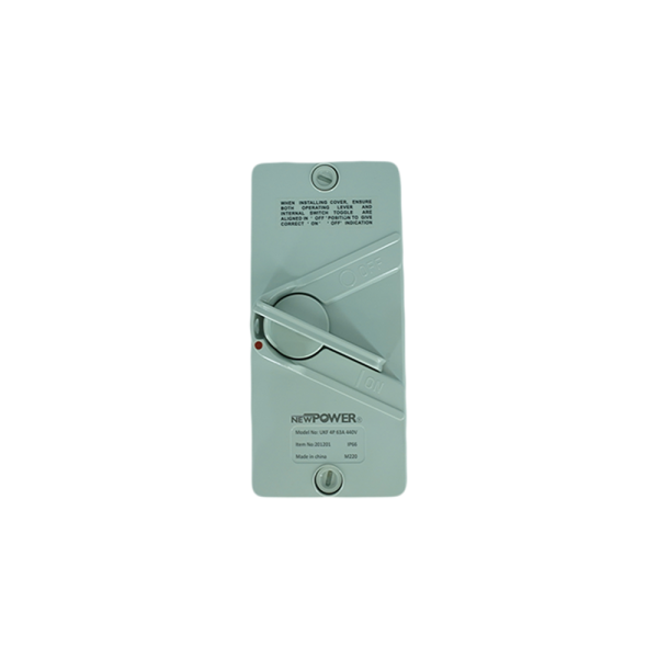 201201-01 External power switch 4-phase 63A 400V NEWPOWER
